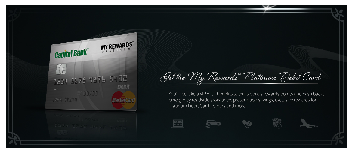 Get the My Rewards Platinum Debit Card!